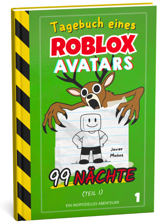 Cover von 99 Nächte — Teil 1 aus der Reihe Tagebuch eines Roblox-Avatars von Javier Muñoz.
