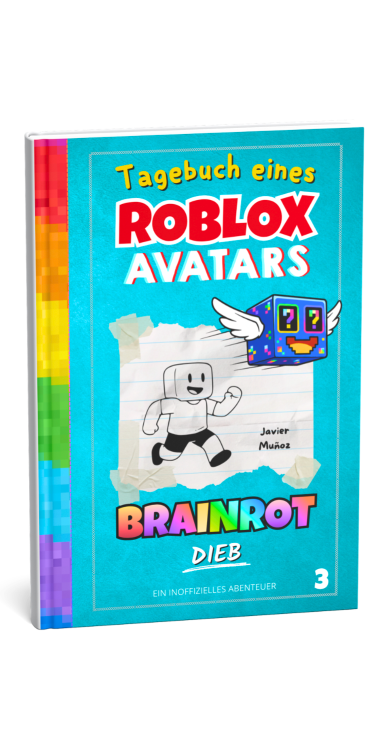 Cover von Brainrot-Dieb aus der Reihe Tagebuch eines Roblox-Avatars von Javier Muñoz.